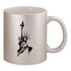 11oz Metallic Silver Mug Thumbnail