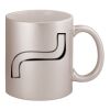11oz Metallic Silver Mug Thumbnail