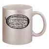 11oz Metallic Silver Mug Thumbnail