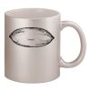 11oz Metallic Silver Mug Thumbnail