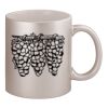 11oz Metallic Silver Mug Thumbnail