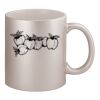 11oz Metallic Silver Mug Thumbnail