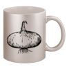 11oz Metallic Silver Mug Thumbnail
