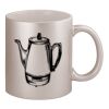 11oz Metallic Silver Mug Thumbnail