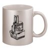 11oz Metallic Silver Mug Thumbnail