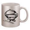 11oz Metallic Silver Mug Thumbnail