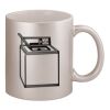 11oz Metallic Silver Mug Thumbnail