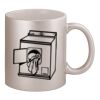 11oz Metallic Silver Mug Thumbnail