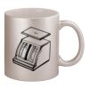 11oz Metallic Silver Mug Thumbnail