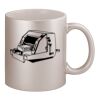 11oz Metallic Silver Mug Thumbnail