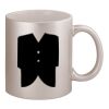 11oz Metallic Silver Mug Thumbnail