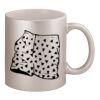11oz Metallic Silver Mug Thumbnail