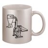 11oz Metallic Silver Mug Thumbnail