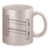 11oz Metallic Silver Mug Thumbnail