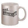 11oz Metallic Silver Mug Thumbnail
