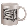 11oz Metallic Silver Mug Thumbnail