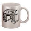 11oz Metallic Silver Mug Thumbnail
