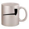 11oz Metallic Silver Mug Thumbnail