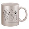 11oz Metallic Silver Mug Thumbnail