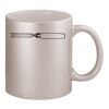 11oz Metallic Silver Mug Thumbnail