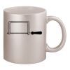 11oz Metallic Silver Mug Thumbnail