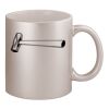 11oz Metallic Silver Mug Thumbnail