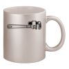 11oz Metallic Silver Mug Thumbnail