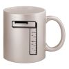 11oz Metallic Silver Mug Thumbnail