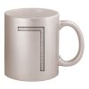 11oz Metallic Silver Mug Thumbnail