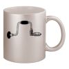 11oz Metallic Silver Mug Thumbnail