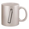 11oz Metallic Silver Mug Thumbnail