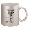 11oz Metallic Silver Mug Thumbnail