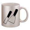 11oz Metallic Silver Mug Thumbnail