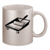 11oz Metallic Silver Mug Thumbnail