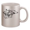 11oz Metallic Silver Mug Thumbnail