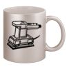 11oz Metallic Silver Mug Thumbnail