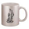 11oz Metallic Silver Mug Thumbnail