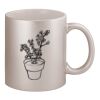 11oz Metallic Silver Mug Thumbnail