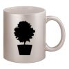 11oz Metallic Silver Mug Thumbnail
