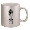 11oz Metallic Silver Mug Thumbnail