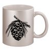 11oz Metallic Silver Mug Thumbnail