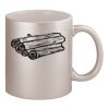 11oz Metallic Silver Mug Thumbnail