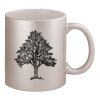 11oz Metallic Silver Mug Thumbnail