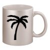 11oz Metallic Silver Mug Thumbnail