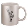 11oz Metallic Silver Mug Thumbnail