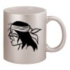 11oz Metallic Silver Mug Thumbnail