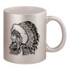11oz Metallic Silver Mug Thumbnail