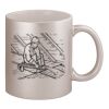 11oz Metallic Silver Mug Thumbnail