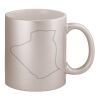 11oz Metallic Silver Mug Thumbnail