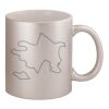 11oz Metallic Silver Mug Thumbnail